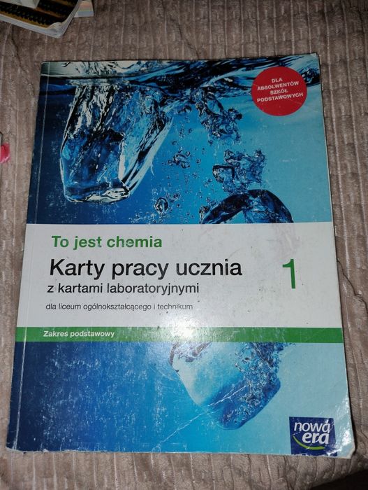 To jest chemia chemia 1, karty pracy.