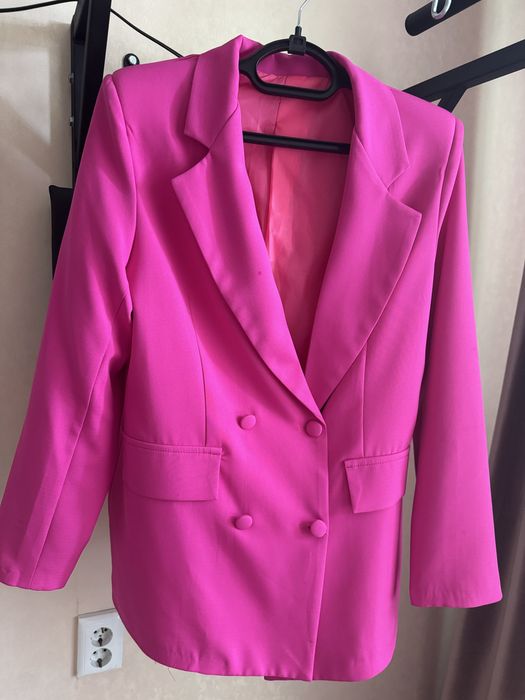 Піджак малиновий, жакет рожевий