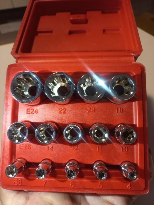 Zestaw nasadek torx  14szt