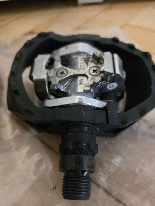 Pedały zatrzaskowe platformy Shimano pd m424, plus buty rowerowe AGU