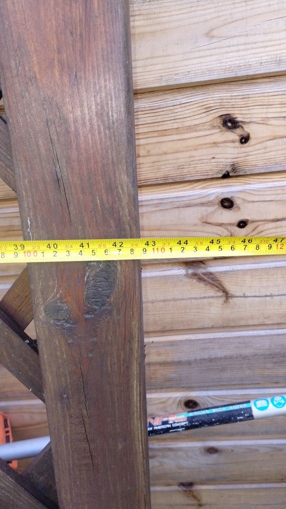 Pergola ścianka drewniana 254x 108 cm