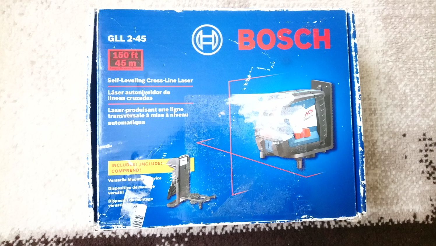 Лазерный уровень BOSCH GLL2-45 professional