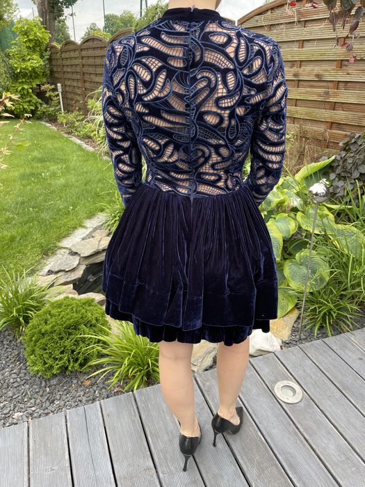 Sukienka Ette Lou Michelle XS 34 Granatowa