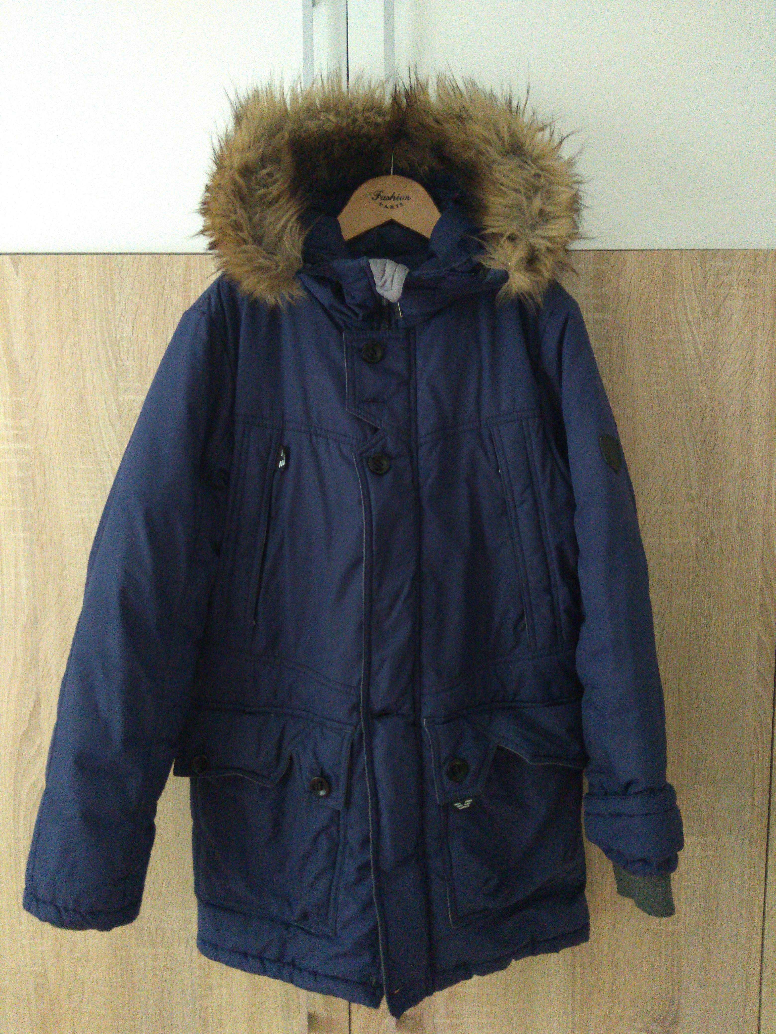 Зимова куртка -аляска Dimax хлопцю підлітку 152
