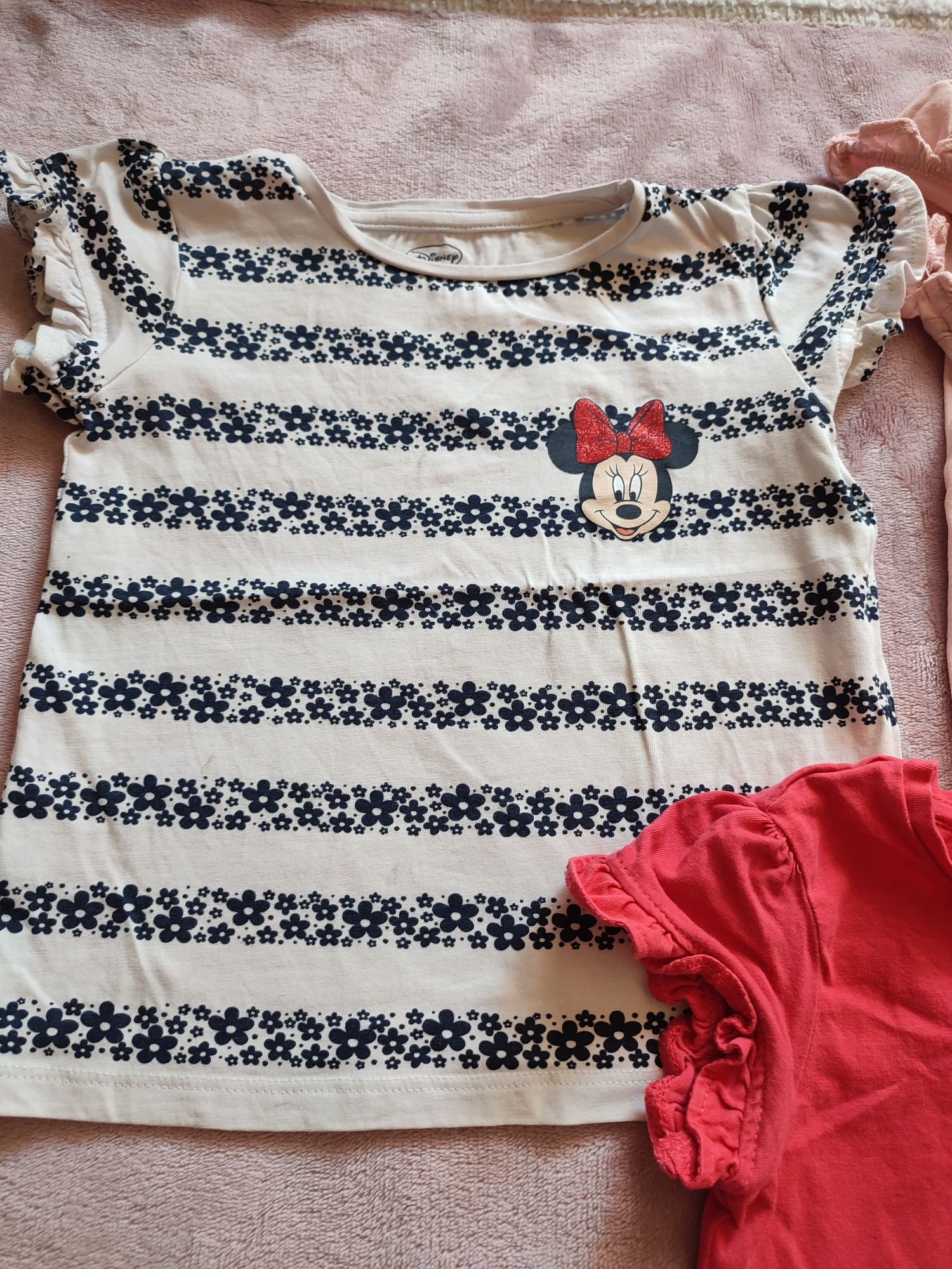Zestaw T-shirt koszulki na krótki rękaw dla dziewczynki c&a 98 110