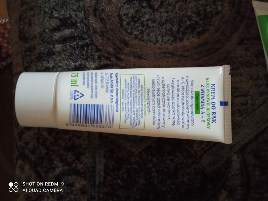 Kremy ziaja i anoda z Wit.A+E 9szt.