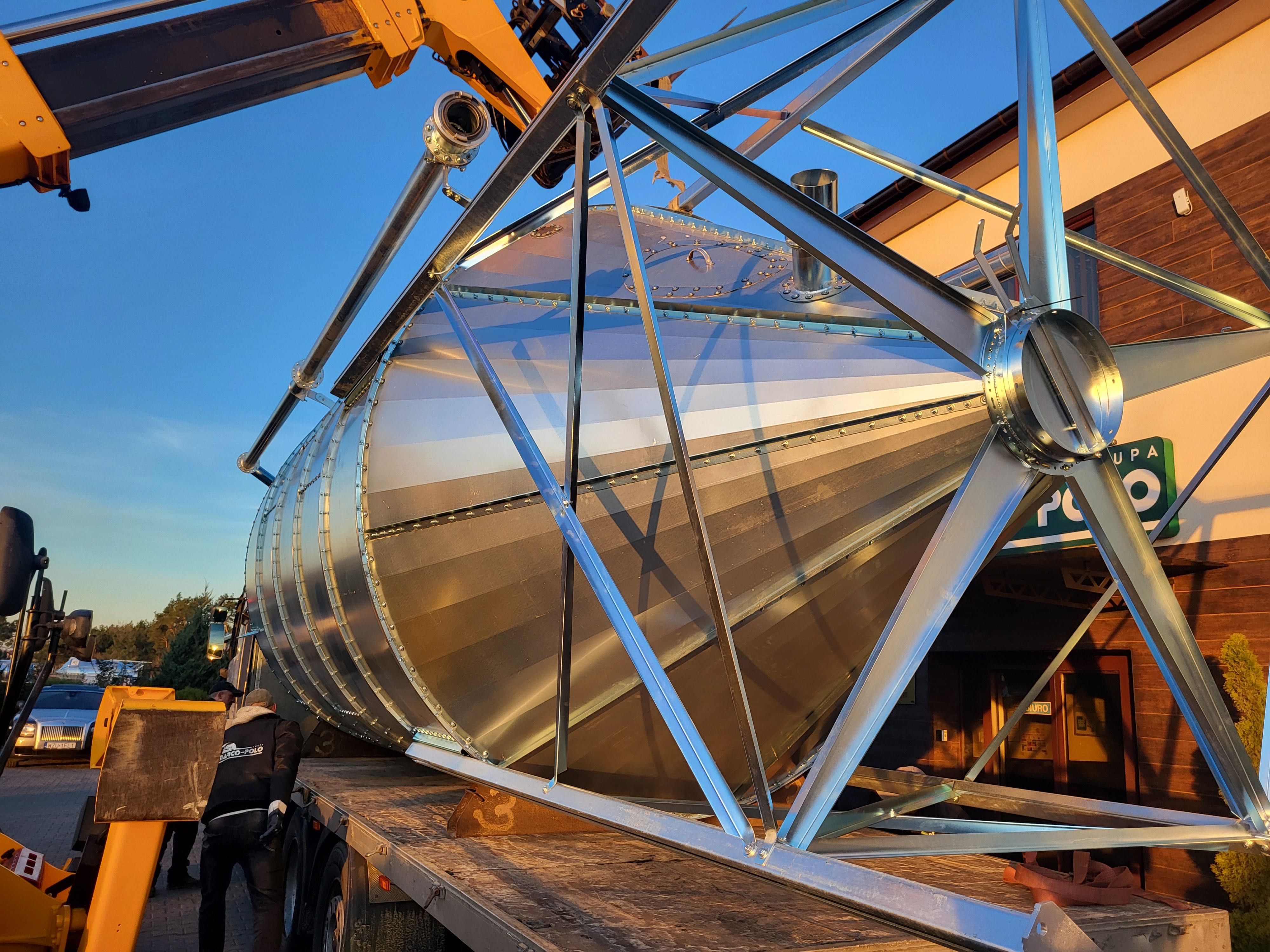 Silos 25 ton 30ton 38t zbiornik siłowy zbożowe 2025 dostępne Dowóz