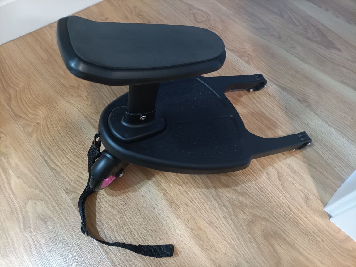 Adaptador Universal com Roda e Assento para Carrinho de Bebé