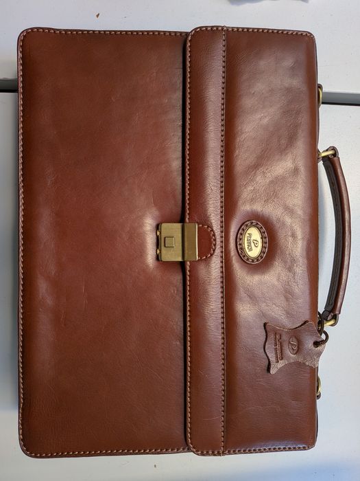 NOVA Platini pasta executiva de cabedal