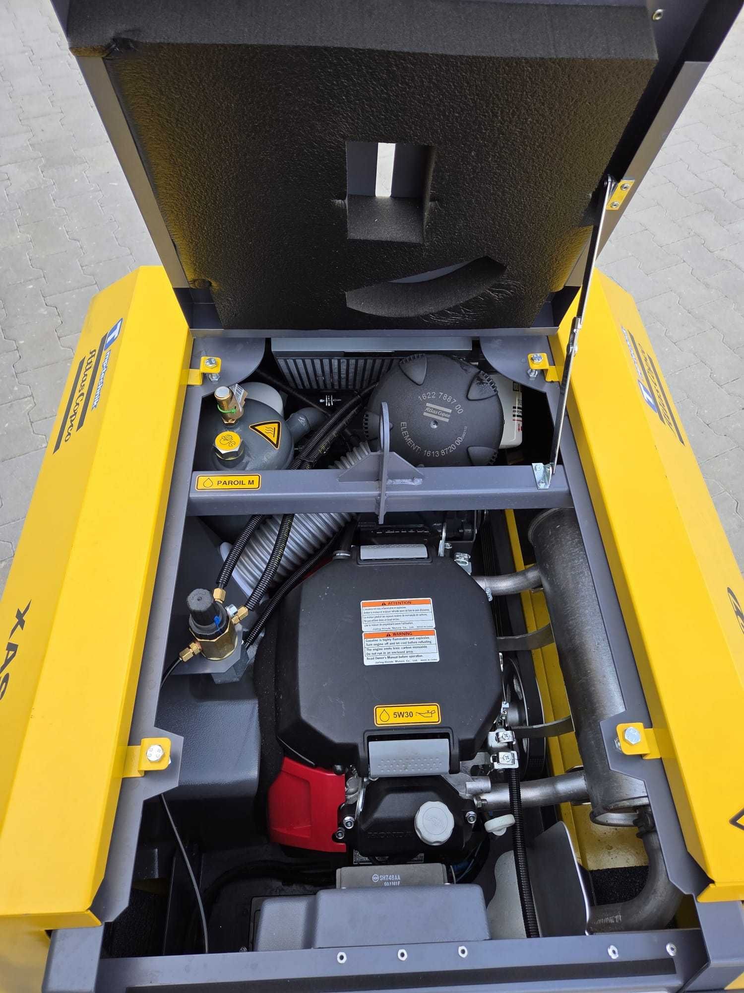 Przenośny kompresor śrubowy – ATLAS COPCO XAS27 – NOWY