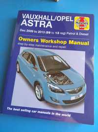 Manual de manutenção e reparação do Opel Astra J