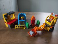 Zestaw Lego Duplo Ciężarówka(wywrotka) oraz koparka