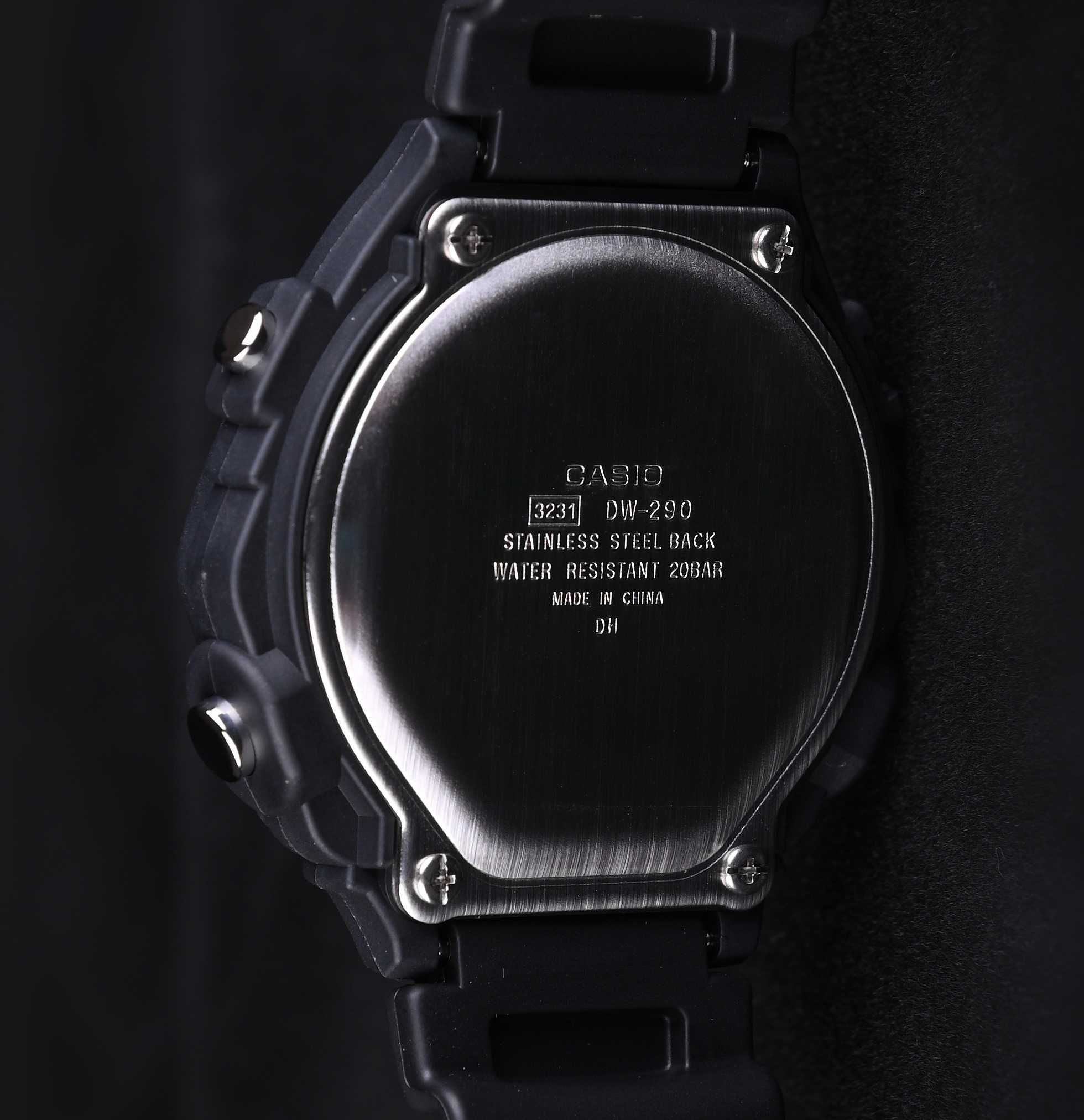 Годинник спортивний Casio DW-290-1V illuminator новий оригінал