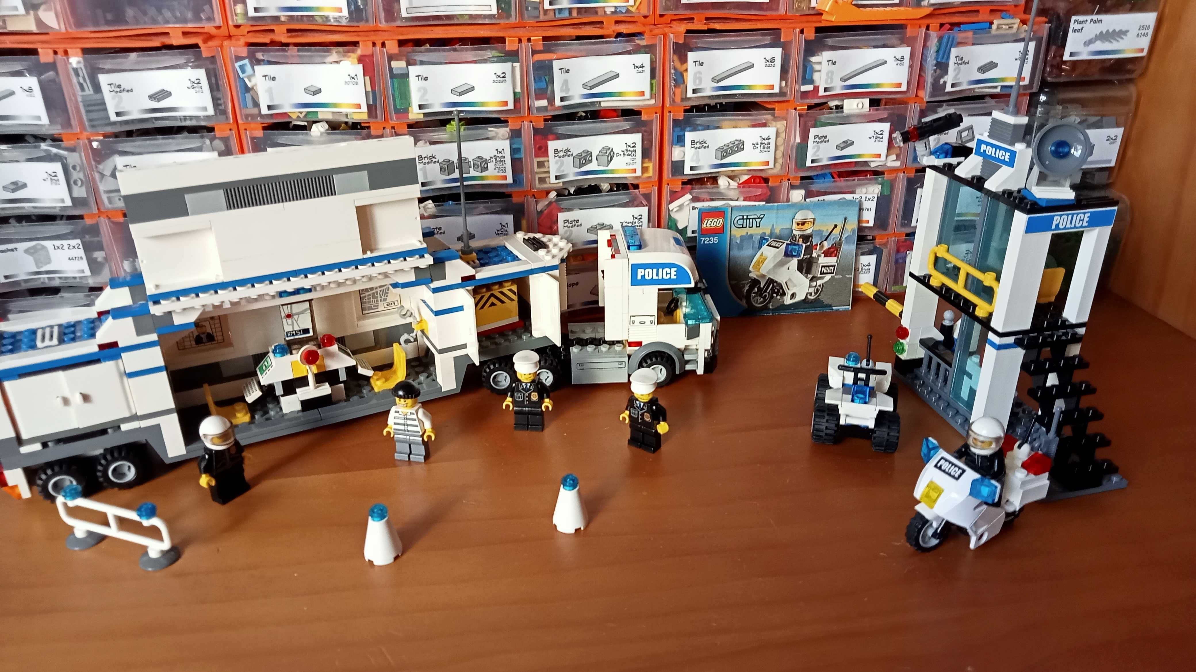 Lego city 7743 Police Command Center + 7235 Police Motorcycle