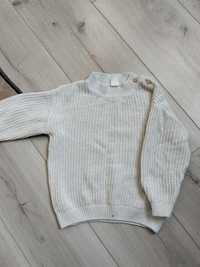 Kremowy sweter h&m r.92