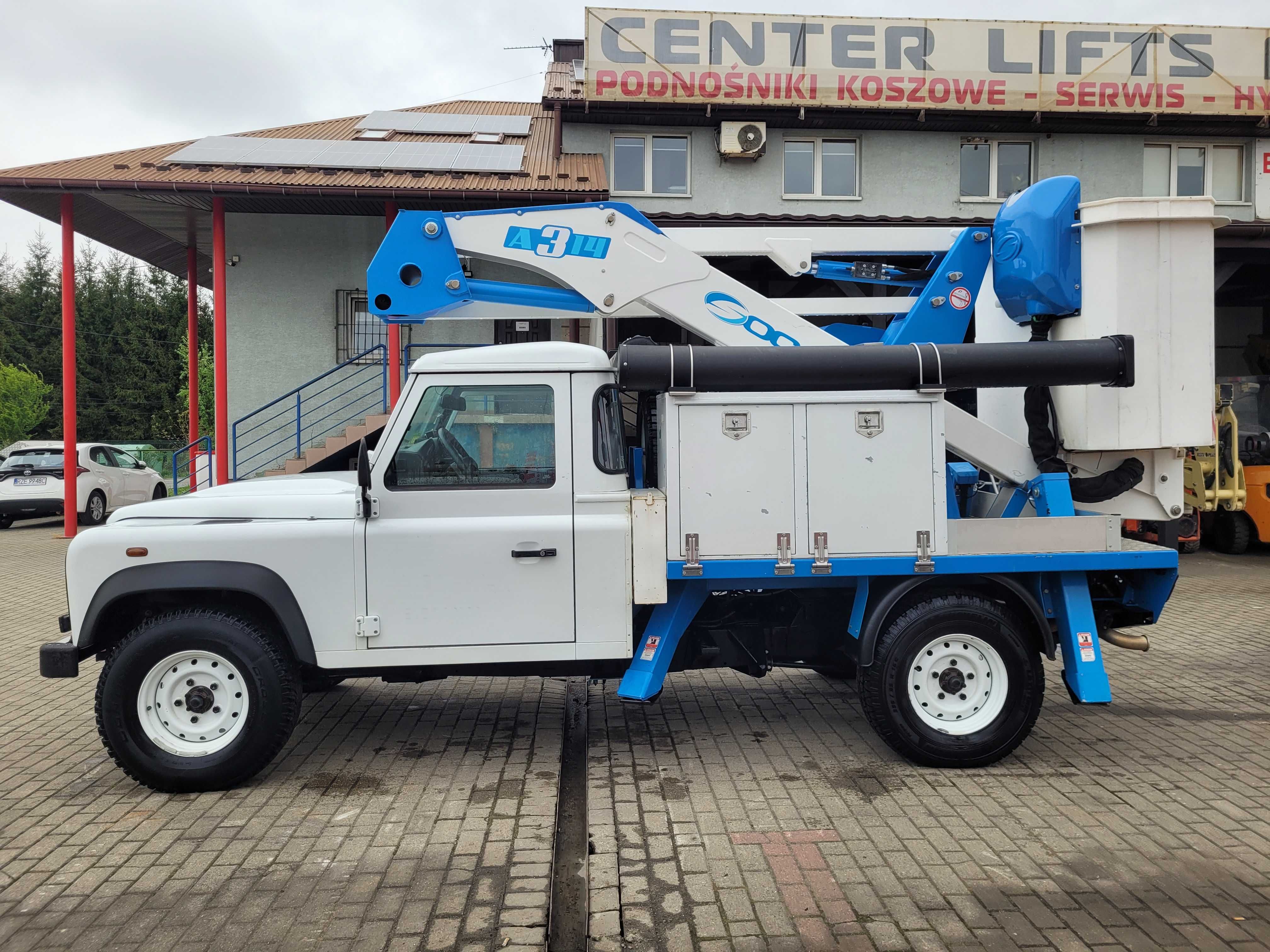 Socage/A314/pick up/Land Rover/4x4/koszowy/13 m/zwyżka/hydraulika /15r