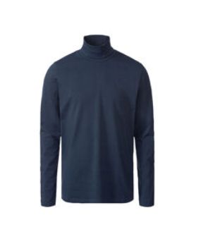 Golf męski granatowy Livergy bawełna elastan 48