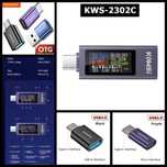 Многофункциональный USB-C тестер KOWSI KWS-2302C Адаптеры Toocki