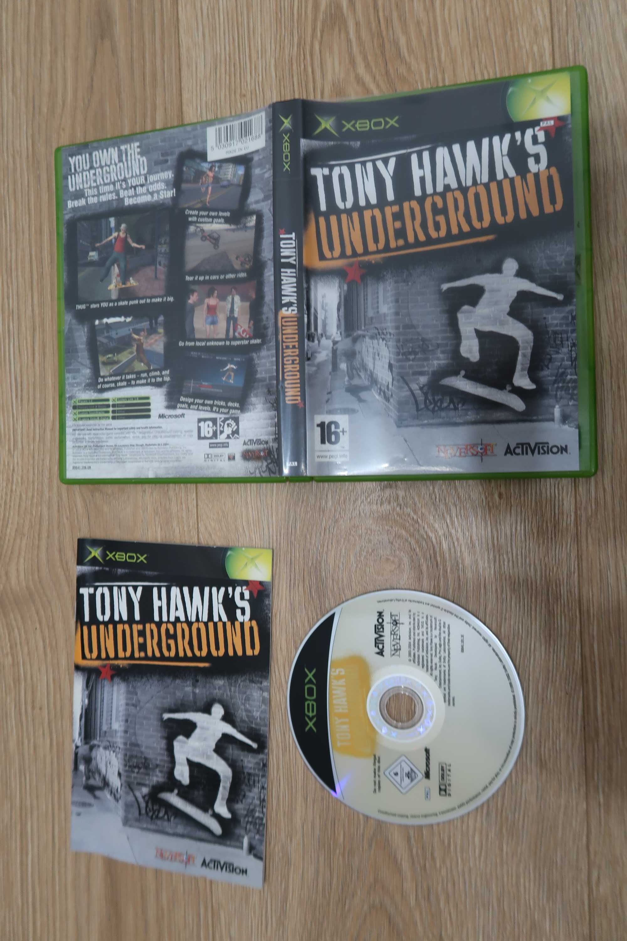 Gra Tony Hawk's Underground XBox