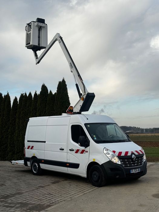 Renault Master 2.3 // Zwyżka 12,5 m // Podnośnik koszowy //  // Super Stan // GOLDEN CARS // Świeżo sprowadzony