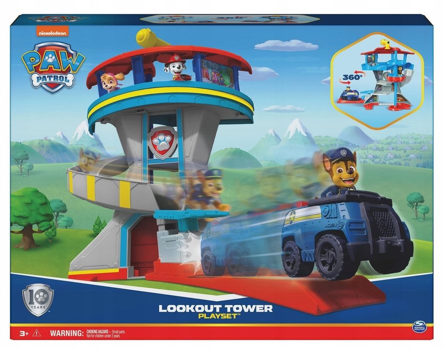 Psi Patrol Baza Obserwacyjna wieża widokowa Spin Master
