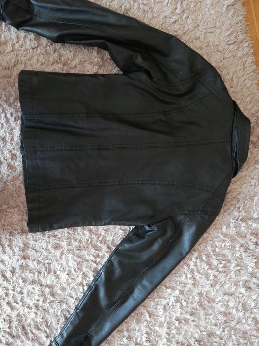 Czarna skóra, kurtka Coolclub rozm. 140