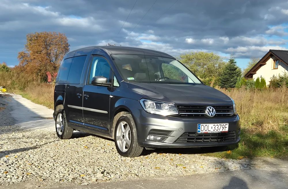 Volkswagen Caddy Krajowy, bezwypadkowy, w pełni sprawny i zadbany od osoby prywatnej