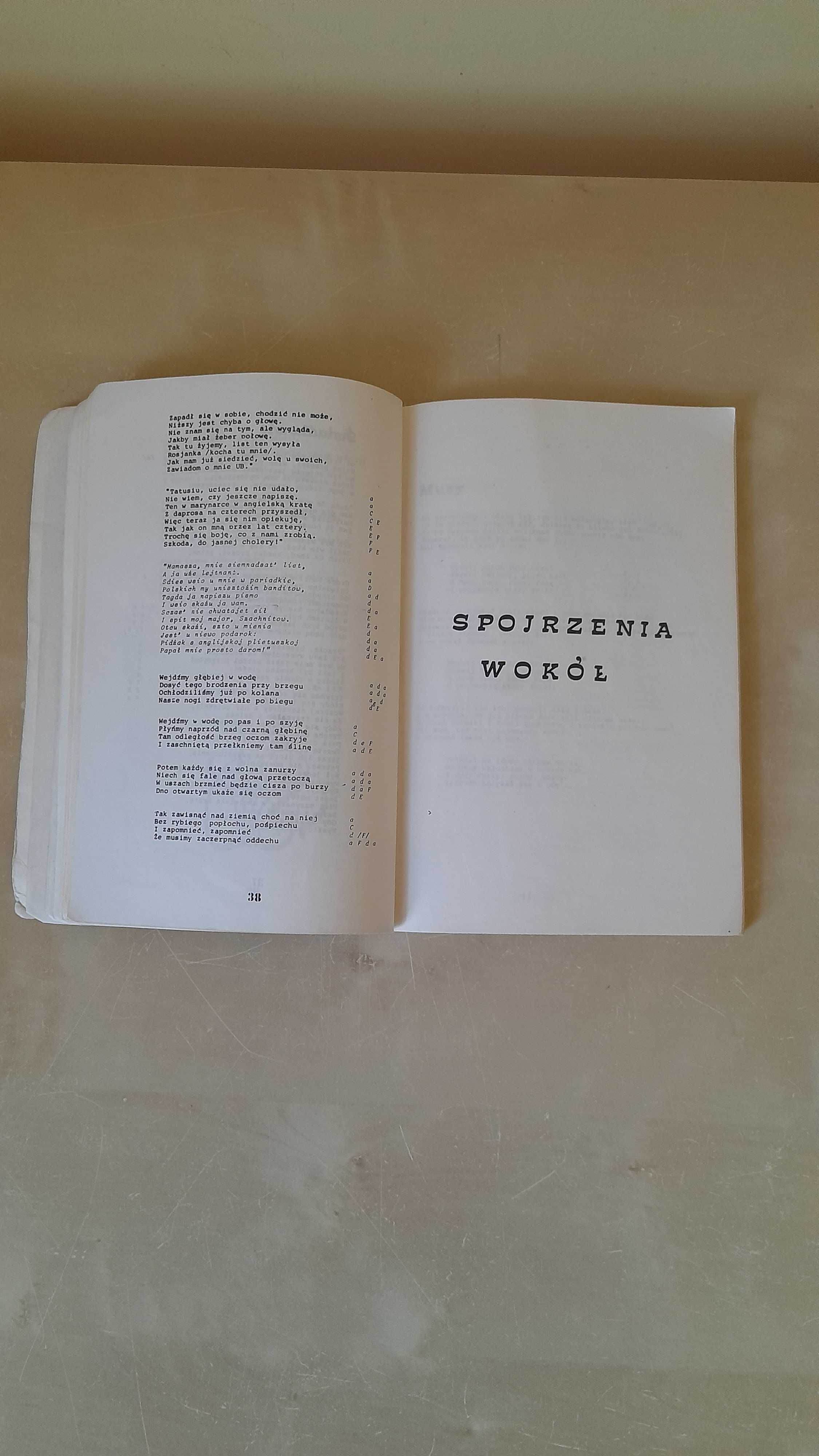 Krzyk Piosenki Jacka Kaczmarskiego Śpiewnik 1989 rok