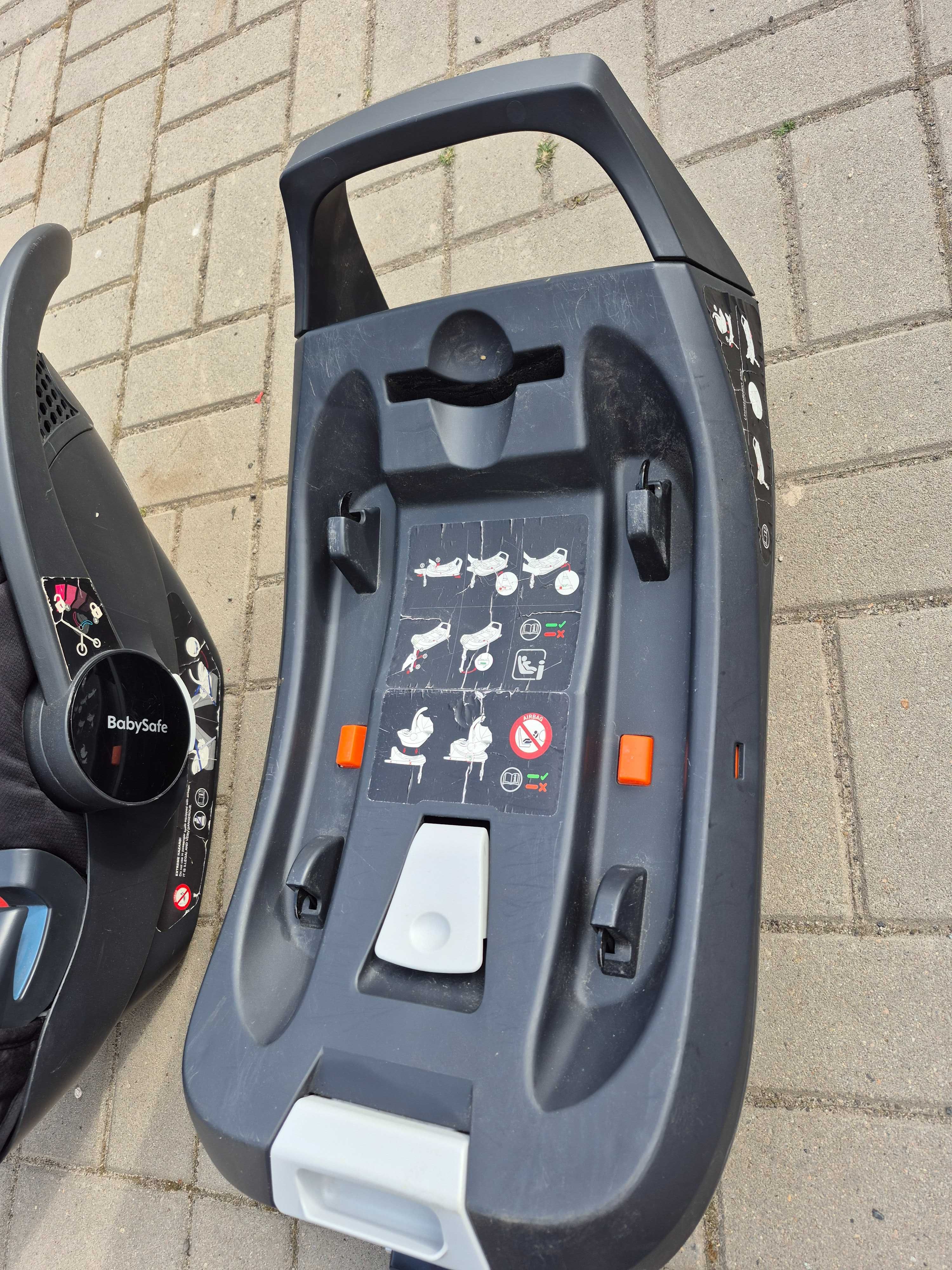 Fotelik samochodowy BabySafe York z bazą NOSIDEŁKO 0-13 KG ISOFIX
