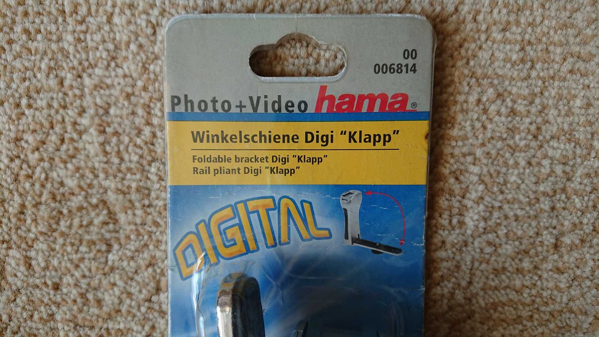 Szyna kątowa Digi Klapp Hama do zewnętrznej lampy błyskowej
