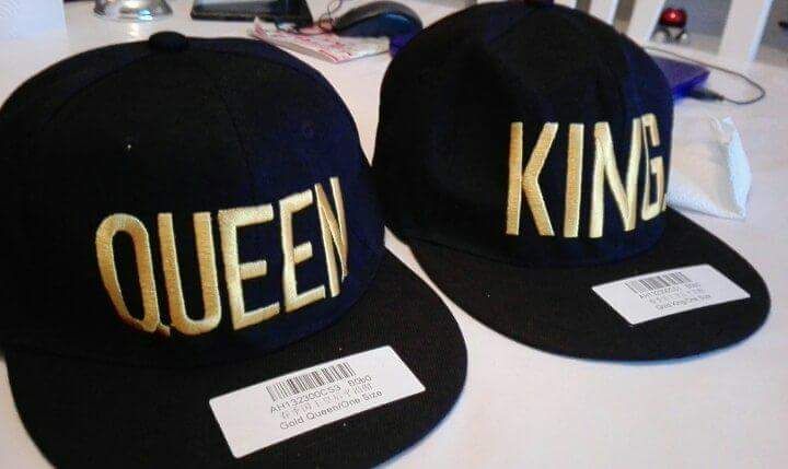 Cap's / chapéu / boné King & Queen