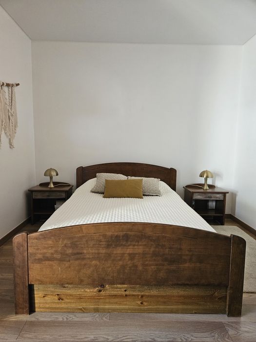 Quarto completo Cerne - madeira carvalho