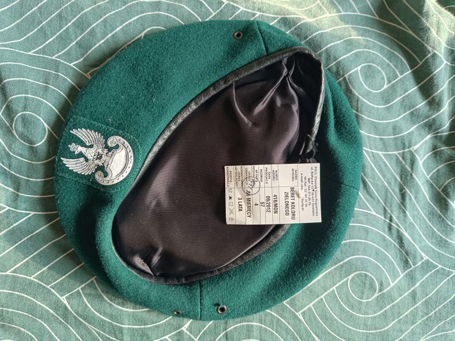 Beret wojskowy czapka WP