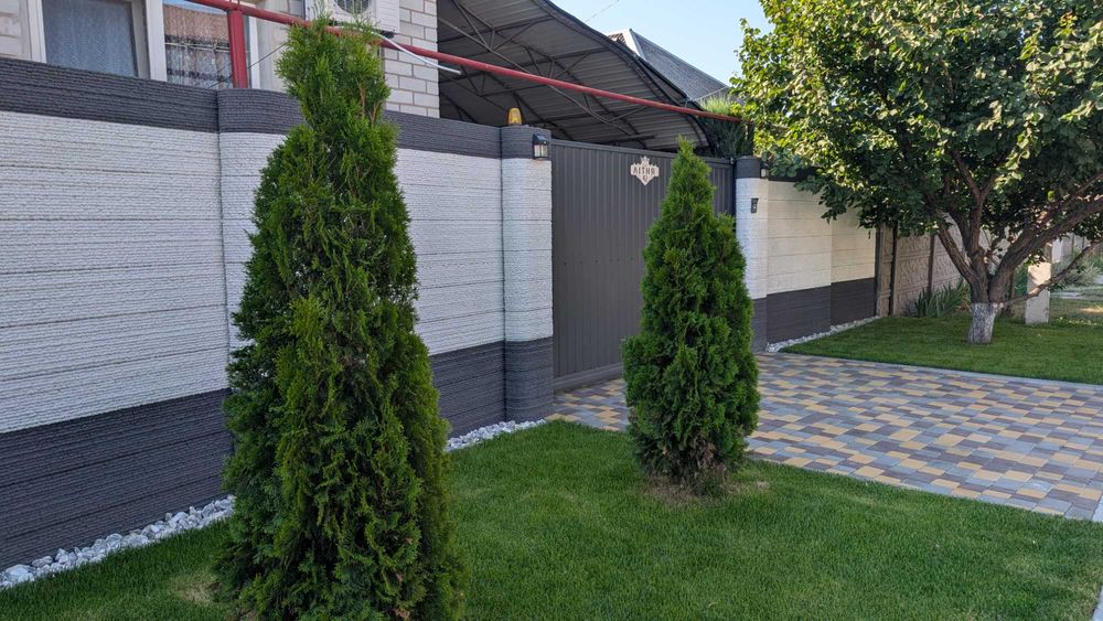 Крафтовий 3D паркан забор бетон Сучасний стиль під ключ Вся Україна