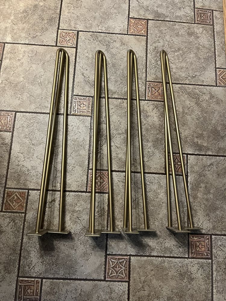 Nogi metalowe  zestaw -4 sztuki