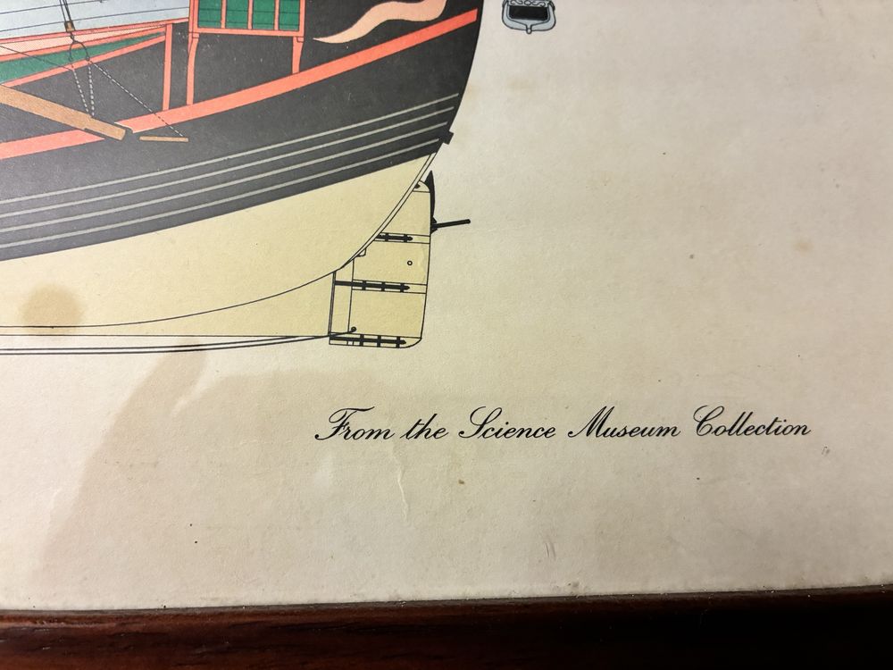 Quadro com imagem de barco
