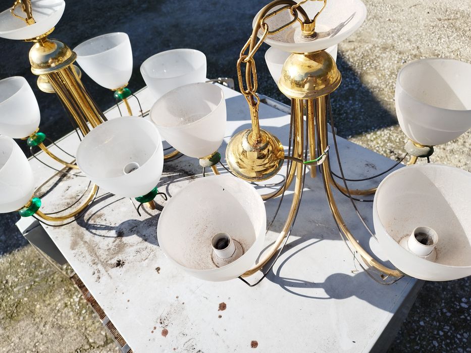 Candeeiro antigos em metal