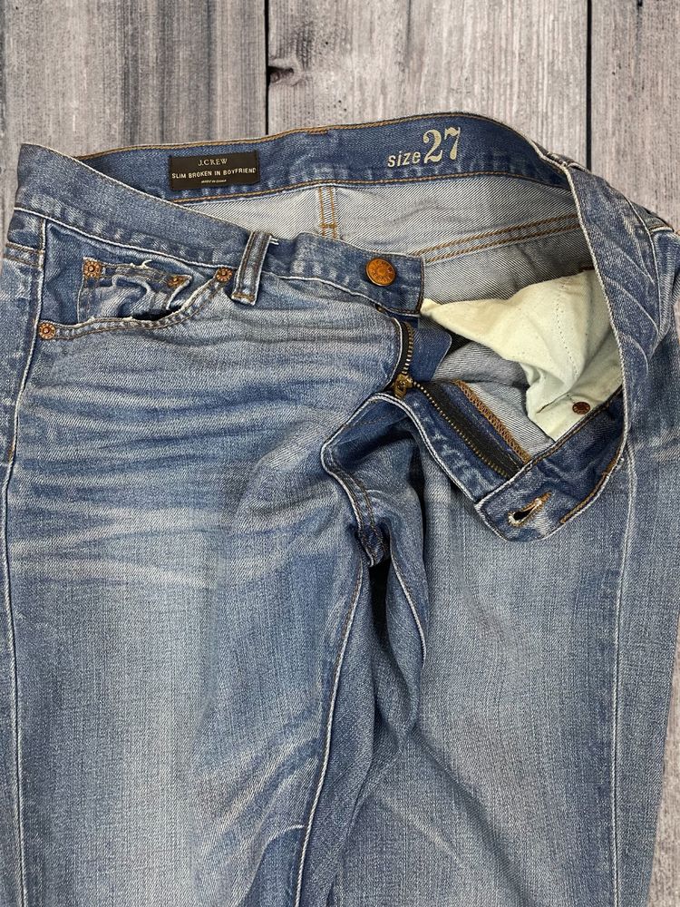 J.Crew Slim Broken in Boyfriend roz. 27 damskie dżinsy premium