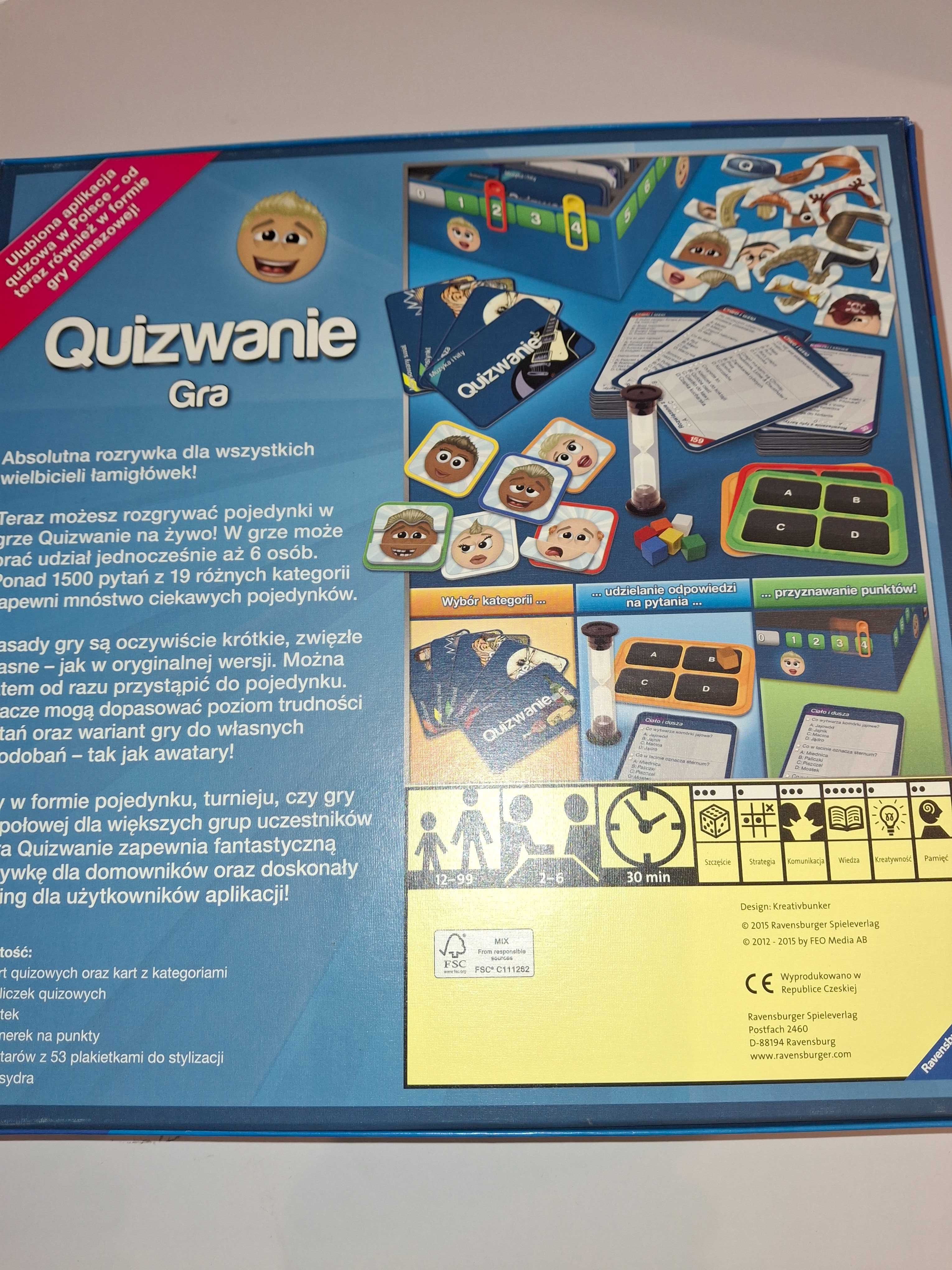 Gra Quizowanie Ravensburger nowa