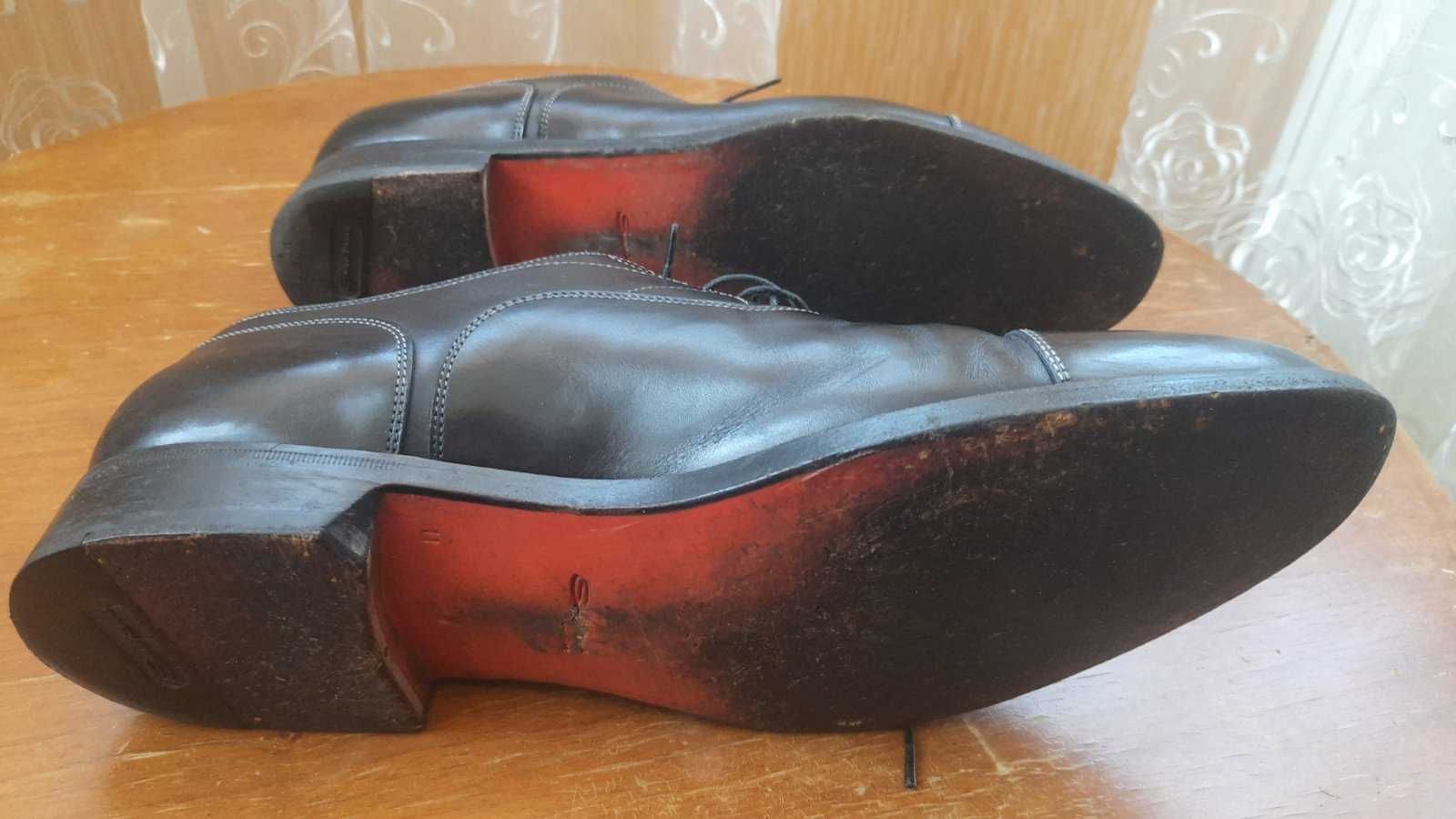 Шкіряні черевики Santoni 47 розмір