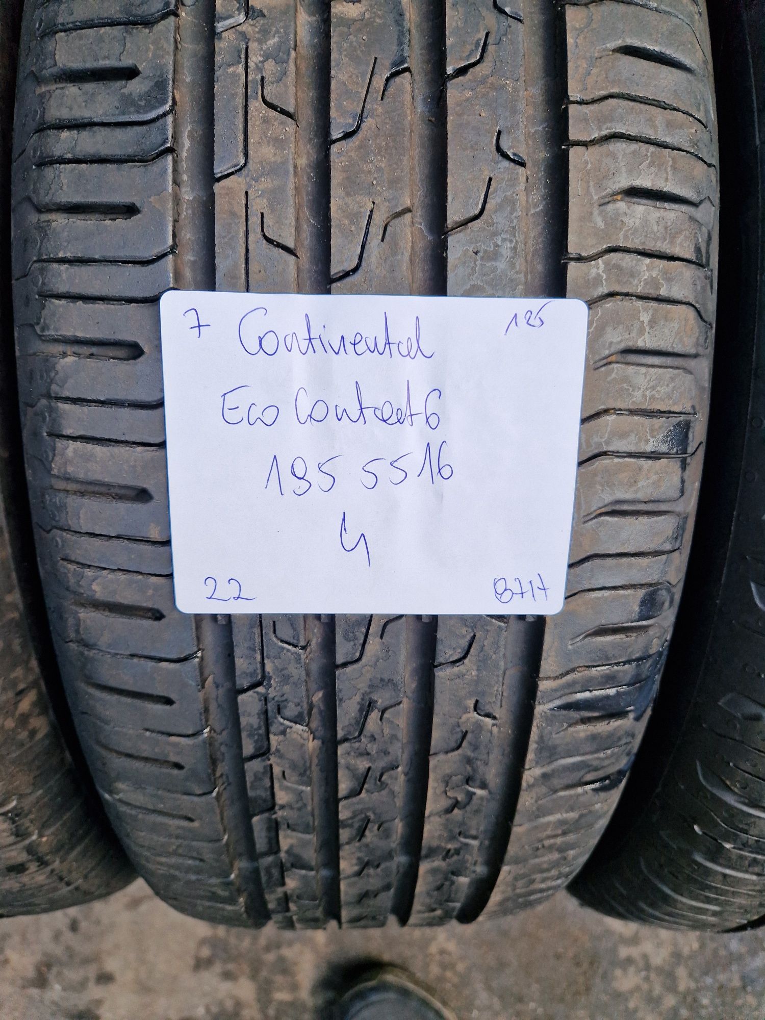 195/55/16 195/55R16 Continental 2022 lato