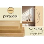 parapety drewniane, parapet jesionowy, drewno, jesion