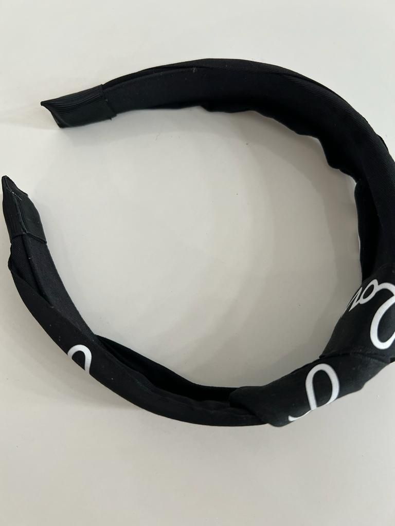 Opaska do włosów czarna ASOS