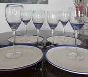 Conjunto de copos e pratos da Zara Home