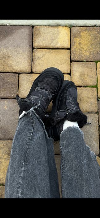 Уггі lowmel ugg зимові уги чорні чоботи взуття зимові кросівки теплі
