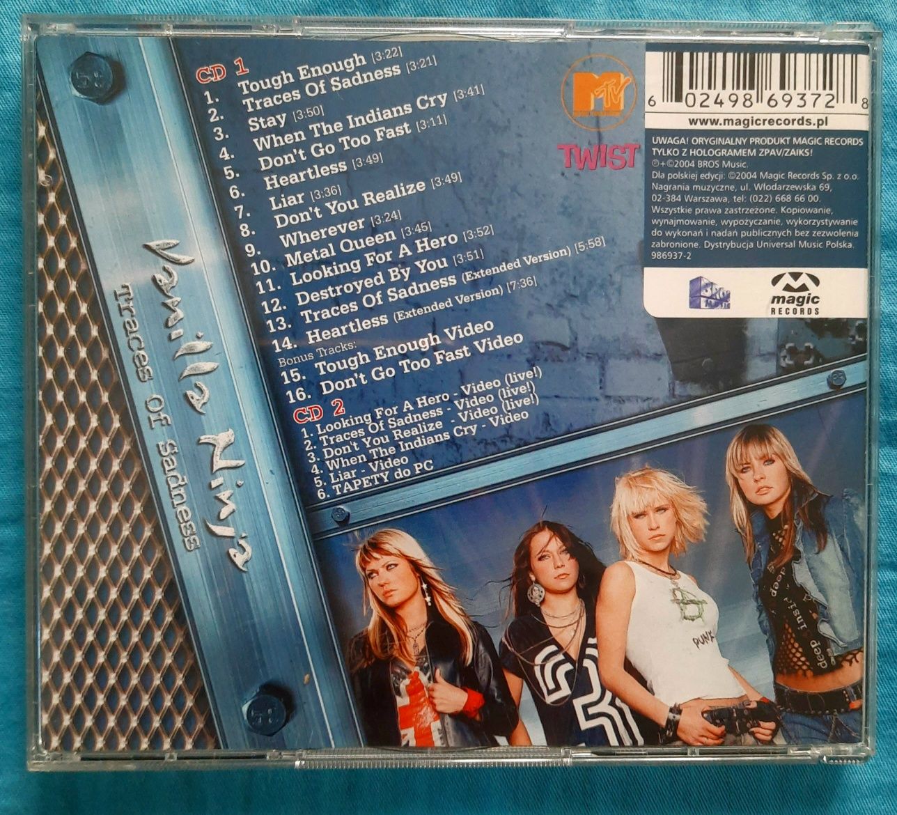 vanilla ninja traces of sadness 2 cd płyta