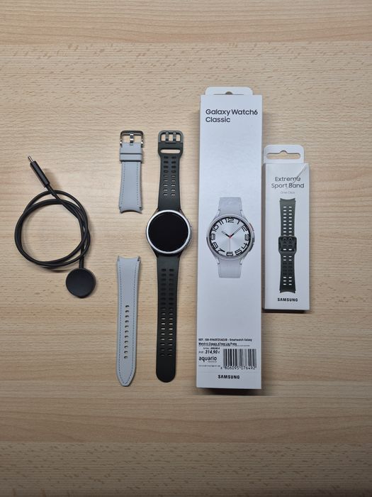 Galaxy watch 6 classic 47mm LTE prata
