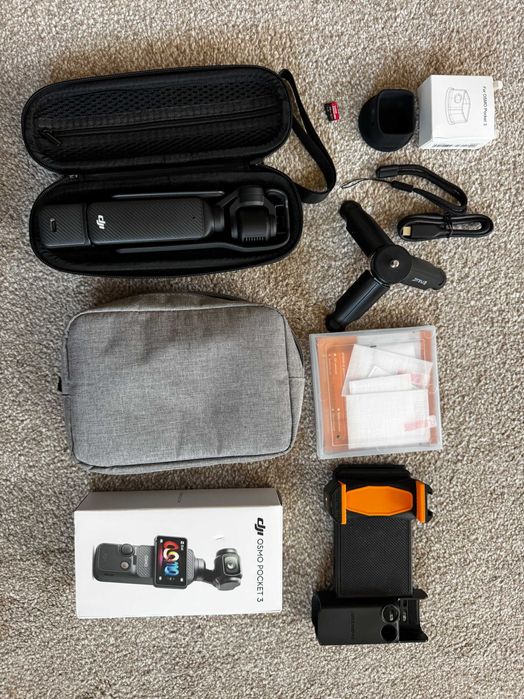 DJI Osmo Pocket 3 – як нова! + карта 256GB + кейси та фільтри