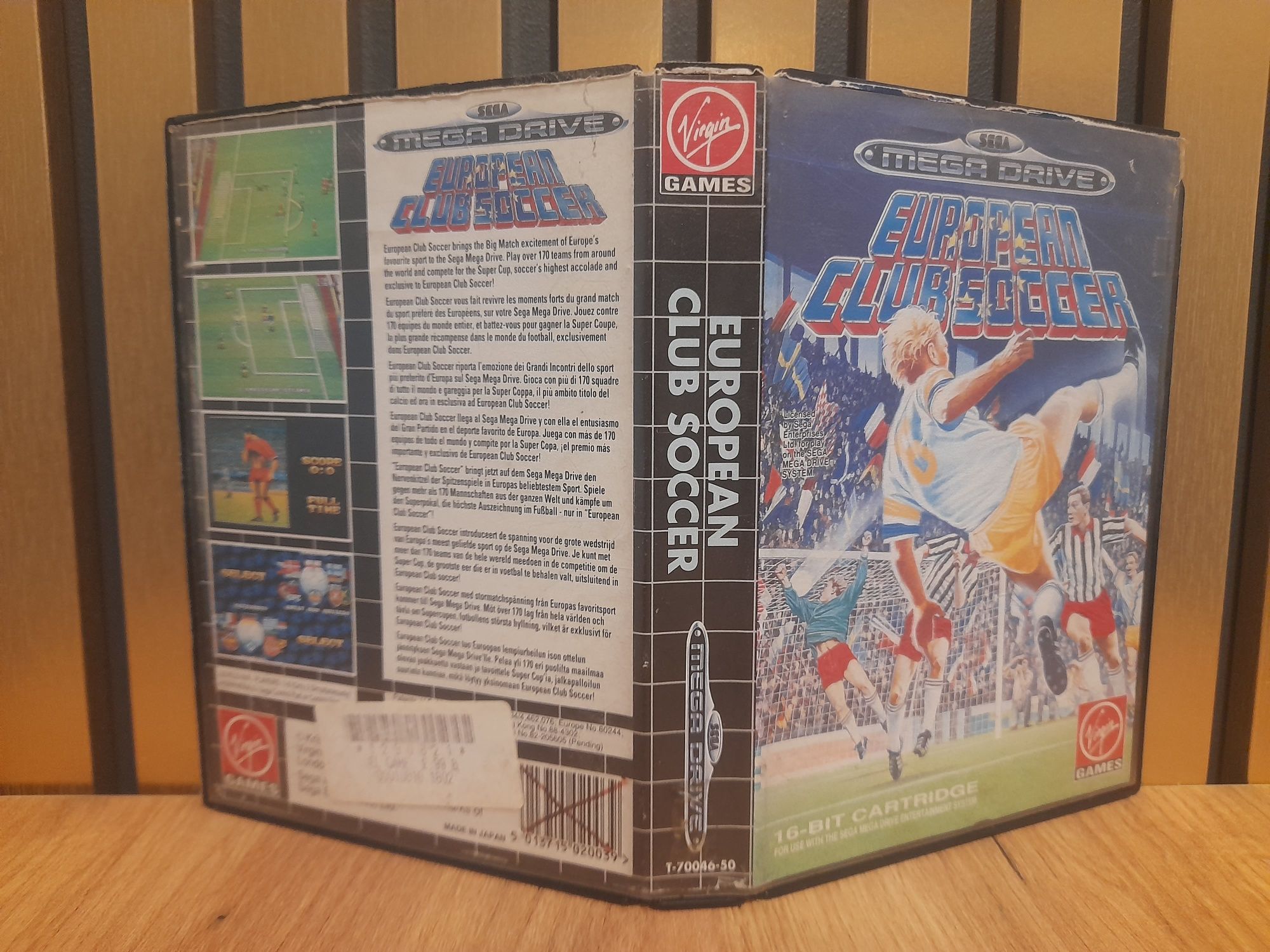 European club soccer sega mega drive pal