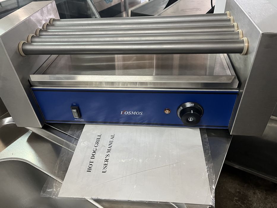 Aquecedor de Salsichas Rotativo 5 rodizios NOVO